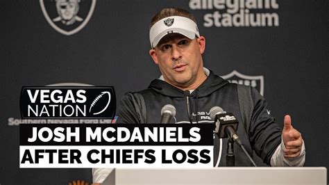 Josh Mcdaniels Full Press Conference After Loss To Chiefs Youtube