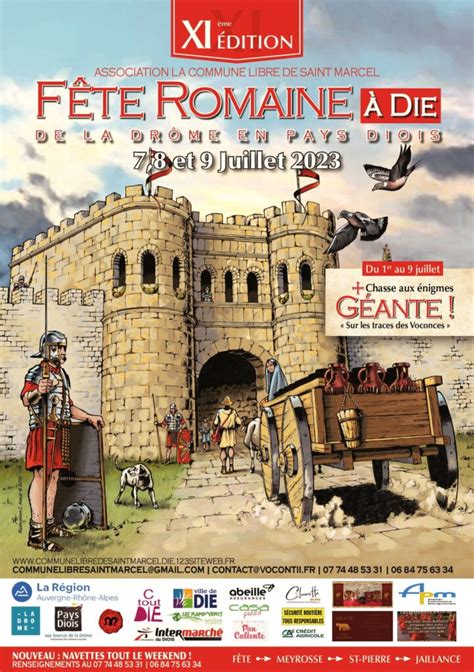 Die Fêtes Romaines Les 7 8 Et 9 Juillet 2023 Au Dessus Des Remparts