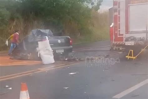 Motorista Morre Ap S Colis O Frontal Entre Carreta E Ve Culo Placas