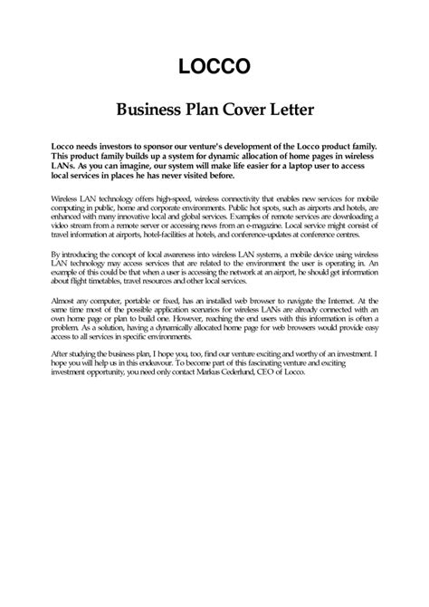 Business Proposal Cover Letter Sample Scrumps