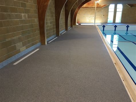 Epoxy Bead Flooring Fed Up With Your Poolside Looking Dated