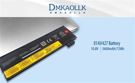 Amazon DMKAOLLK 61 01AV427 SB10K97584 T470 T480 Battery For