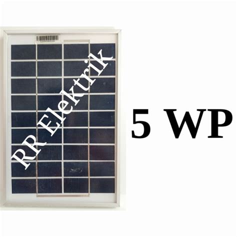 Panel Surya Polysilicon Pelat Daya 10Wp IP67 Konversi Panel 40 OFF