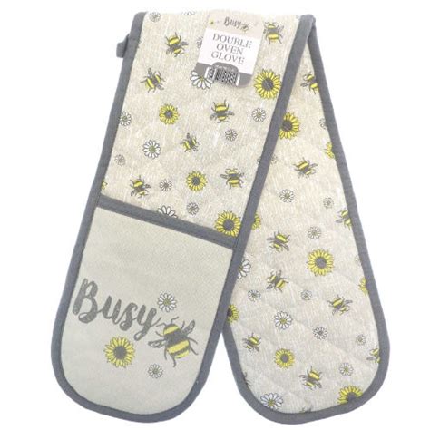 Busy Bee Novelty Design Double Oven Glove Wholesale Oven Gloves