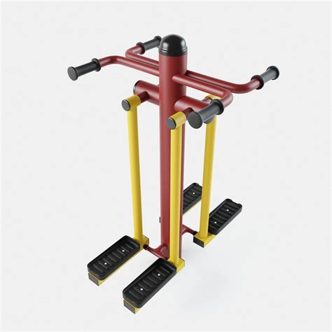 Outdoor Gym Set 001 3d Model Cgtrader