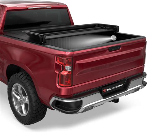 Amazon Titanicmotor Soft Tri Fold Truck Bed Tonneau Cover