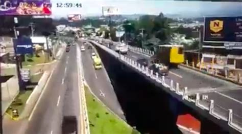 Video C Mara Capta El Momento Del Accidente En La Ruta Interamericana