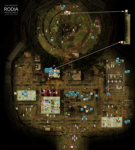 Rodia Los Angeles Wasteland 2 Game Maps