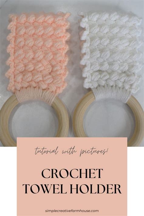 These Crochet Towel Holders Are Also A Great Handmade T Simply Pair