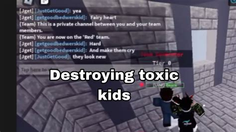 Destroying Toxic Tryhards In Roblox Bedwars YouTube