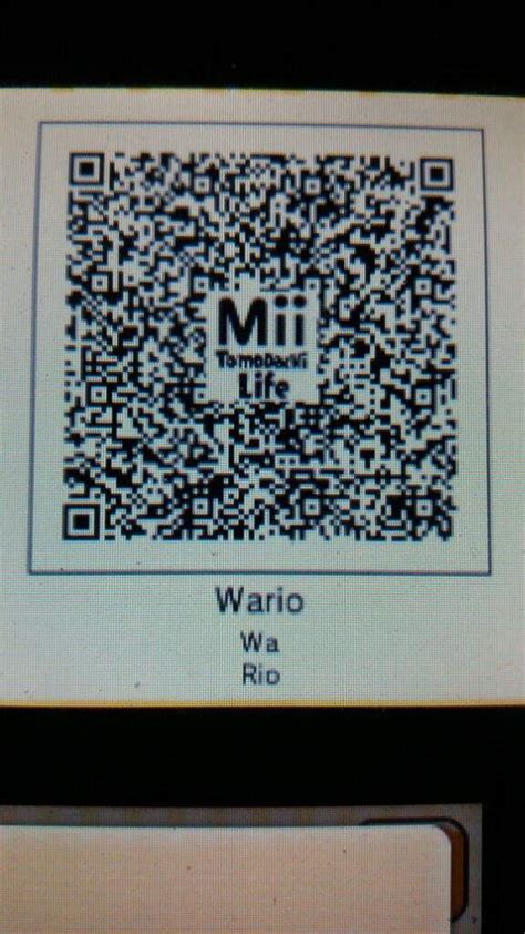 Nintendo Mii Qr Codes Tomodachi Life Amino