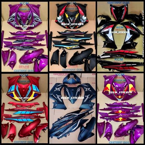 STICKER SYM 125i SPORT RIDER API VIRAL RC HIJAU LUMUT BATIK BATMAN