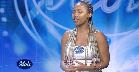 Idols Sa Idols Sa Audition Day Boipelo Mokaedi S Wooden Mic