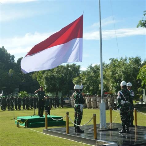 Kodim 0802 Ponorogo Gelar Upacara Bendera 17 An Bulan Maret 2024