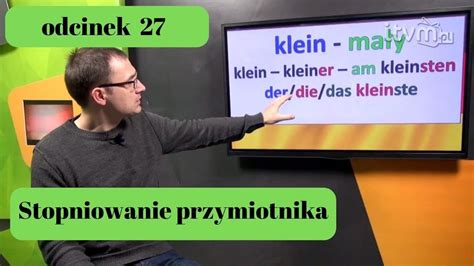 Niemiecki W Par Minut Stopniowanie Przymiotnika Gerlic Pl Youtube