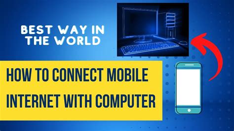 How To Connect Mobile Internet With Laptop Or PC YouTube