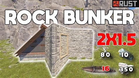 Cheapest X Bunker New Rust Solo Base Design Youtube