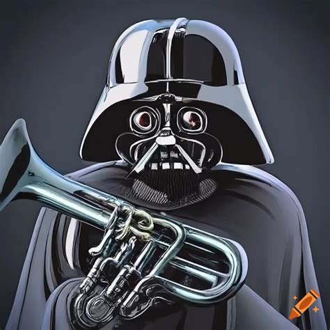 Darth Vader Playing A Tuba On Craiyon