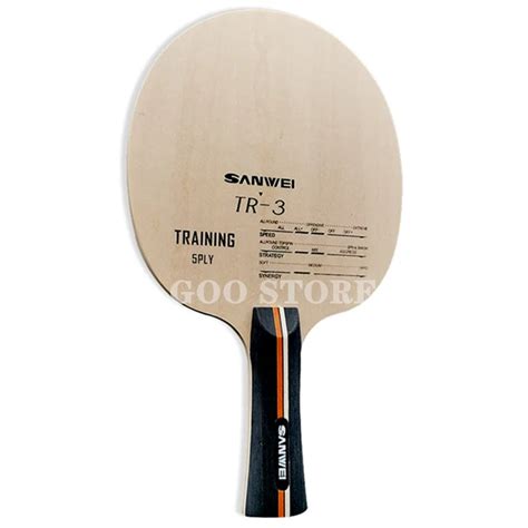 SANWEI TR 3 Table Tennis Blade Racket 5 Ply Wood For Training Original