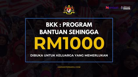 BKK Bantuan Sehingga RM1000 Sebulan Dibuka Tahun 2024 Carianterbaru