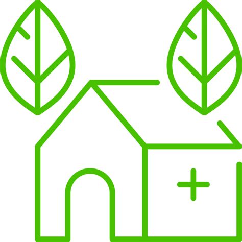 Green House Line Icon Illustration 34114591 PNG