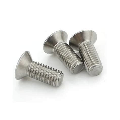 Din Iso Tornillos Slotted Flat Countersunk Head Machine Screw