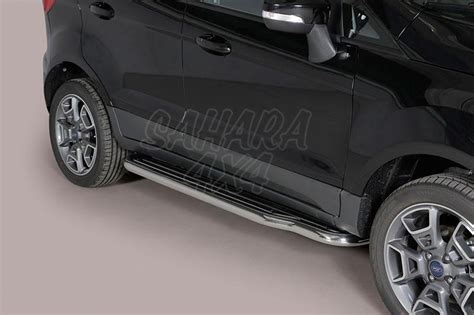 Estribos en plataforma con tubo inox Ø50mm para Ford EcoSport 2014