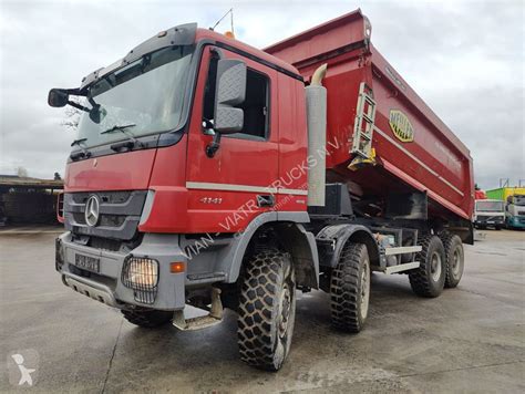 Camion Mercedes Ribaltabile Actros 4141 8x8 Gasolio Euro 5 Usato N