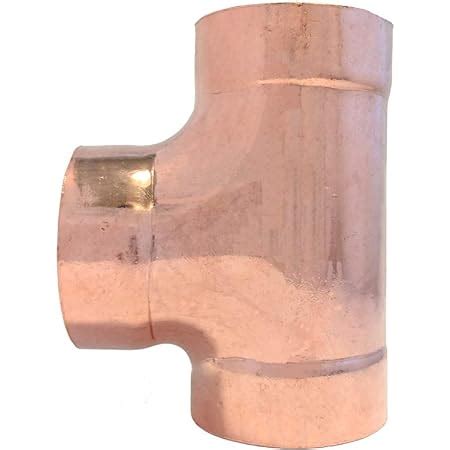 Libra Supply DWV 2 Inch 2 2 Inch Wrought Copper Sanitary TEE C X C