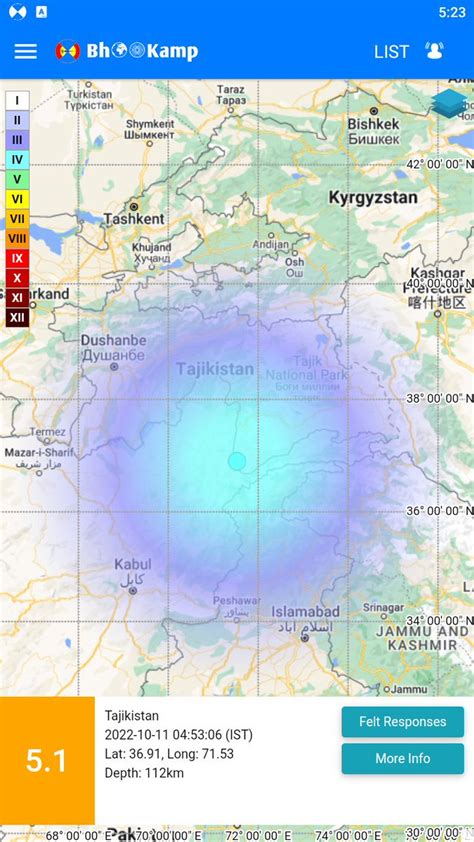 National Center For Seismology On Twitter Earthquake Of Magnitude