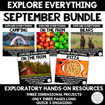 Explore Everything September Theme By Digital Divide And Conquer