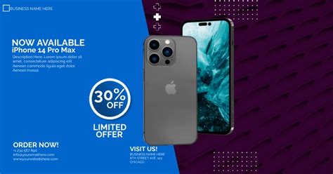 Iphone Sale Flyer Template Postermywall