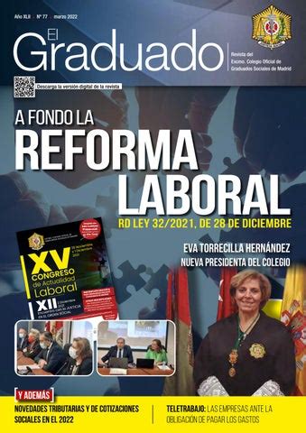 Revista El Graduado N Mero By Excelent Simo Colegio Oficial De