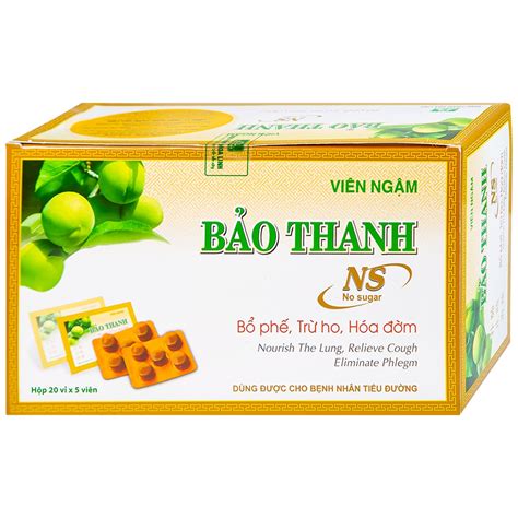 Tác dụng của thuốc ho bảo thanh dạng viên với cơ thể và cách sử dụng