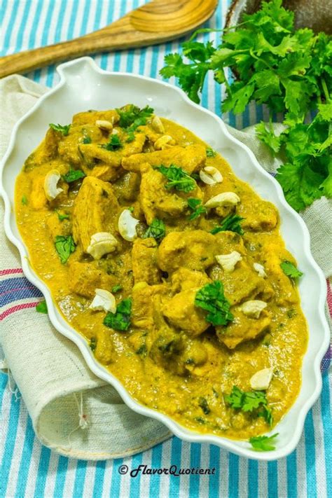 Creamy Cashew Chicken Curry Flavor Quotient Recipe Curry Chicken Curry Chicken Dishes