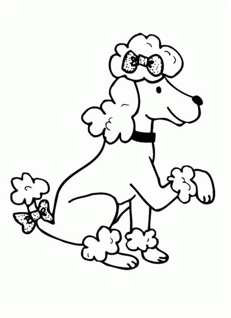 Coloring Pages Of Poodles Coloring Home