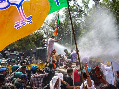 Kejriwal Arrest Delhi Bjp Demand Cms Resignation Stages Protest