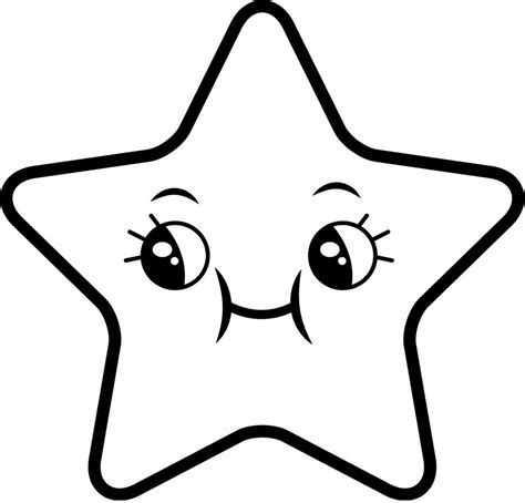 Desenhos De Estrela Star Para Colorir Pintar E Imprimir