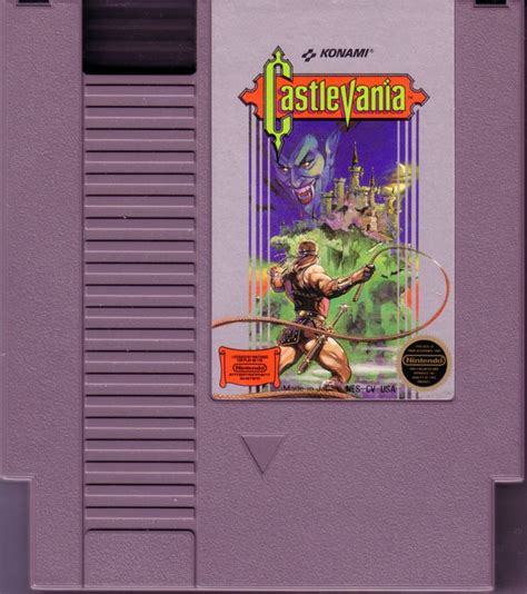 Castlevania 1986 Nes Box Cover Art Mobygames