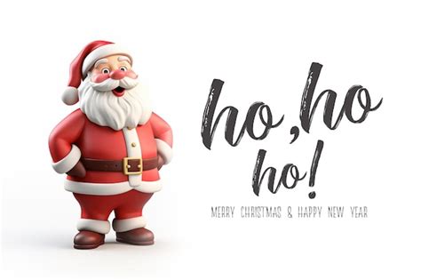 Premium Psd Merry Christmas Banner With Realistic 3d Santa Claus