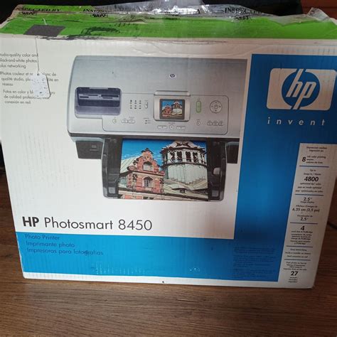 HP Photosmart 8450 Digital Photo Inkjet Printer Bundle Needs Color