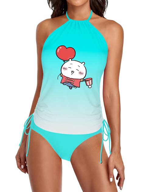 Chiikawa Women S Separate Swimsuit Bikini And Swimming Trunks Set A Sexy And Soft All In One