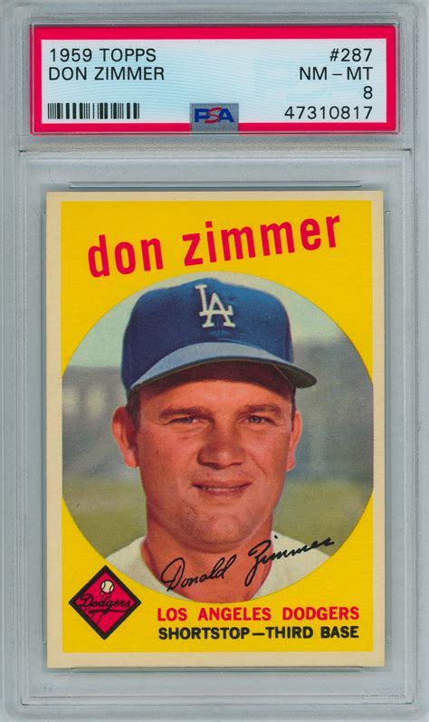 Topps Don Zimmer Front Png