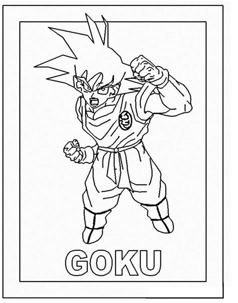 Coloriage Son Goku T L Charger Et Imprimer Gratuit Sur