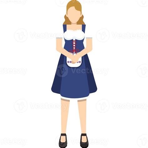 girl in Germany national costume 18787050 PNG