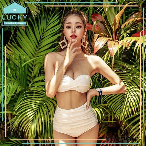 Pieces Women Bikini High Waist Sexy Swimsuits Beachwear Korean Bikini