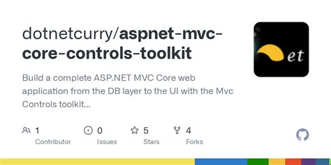 GitHub Dotnetcurry Aspnet Mvc Core Controls Toolkit Build A Complete