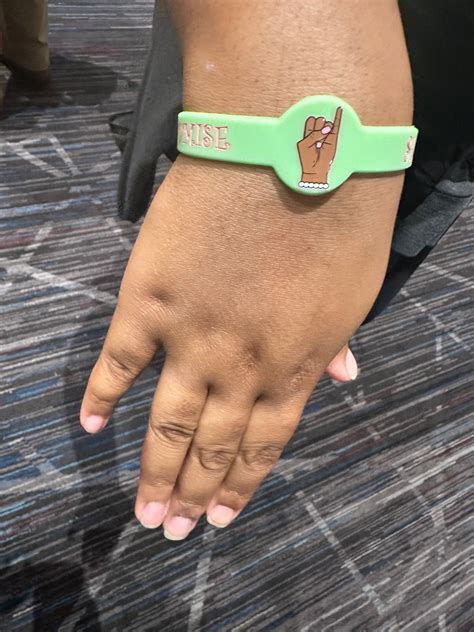 Alpha Kappa Alpha Pinky Promise Wristband Etsy