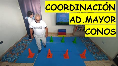 10 EJERCICIOS de COORDINACIÓN con CONOS para las PERSONAS ADULTAS