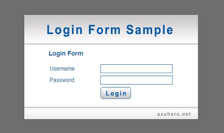 Membuat Form Login Website